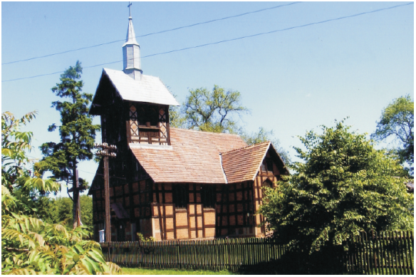 Fot 3. Poźrzadło - kościół z 1760r. Poźrzadło